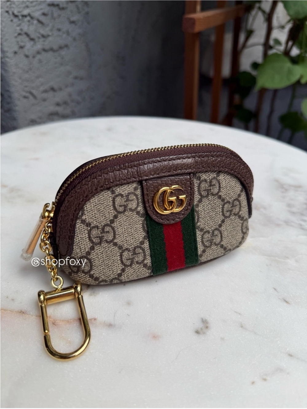 Gucci Ophidia GG Supreme Key Pouch - Picture 2 of 13